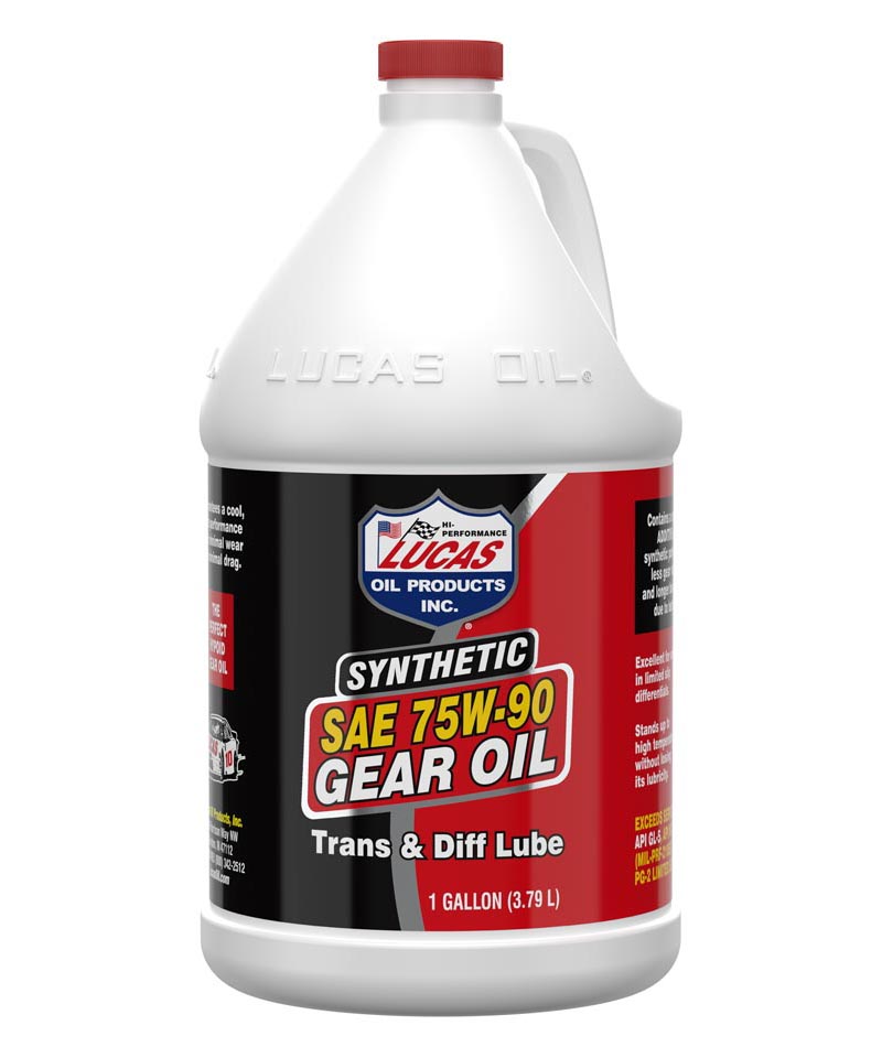 Lucas Oil Synthetic Gear Oil: 75W-90