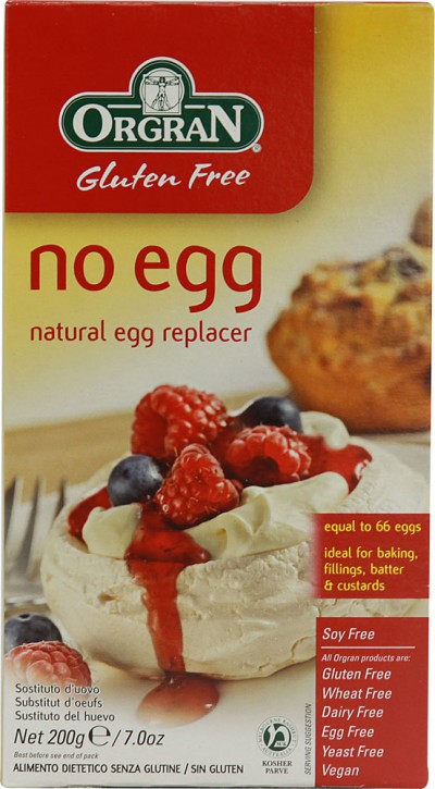 orgran, no egg, natural, egg replacer, eggless, egg-free, vegan, baking, vegan baking