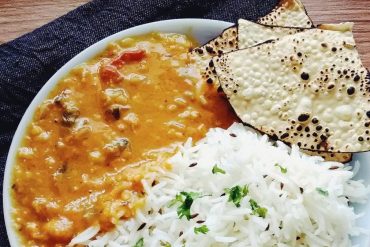 vegan indian food, indian food, indian cuisine, dal, dal fry, dal tadka, rice